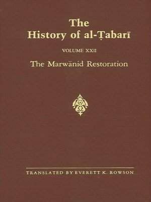 cover image of The History of al-Tabari Volume 22